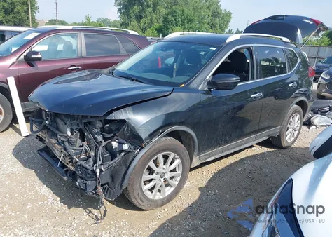 2019 Nissan Rogue Sv z USA, uszkodzony, nr VIN KNMAT2MVXKP504546